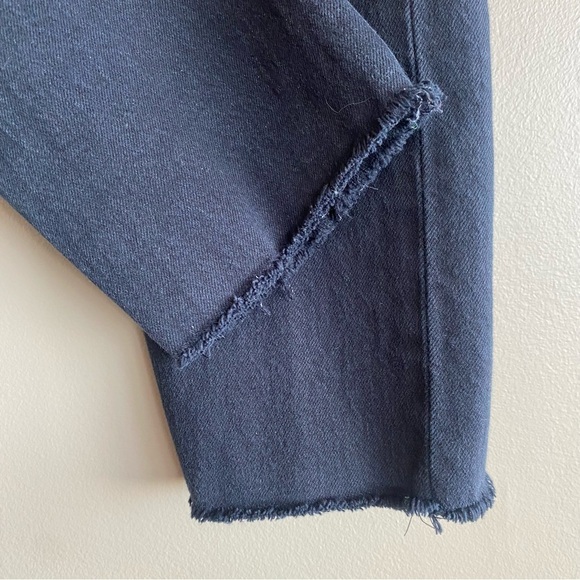 Levi's Wedgie Fit Button Fly Black Distressed Premium Jeans Size 28 - Picture 9 of 16